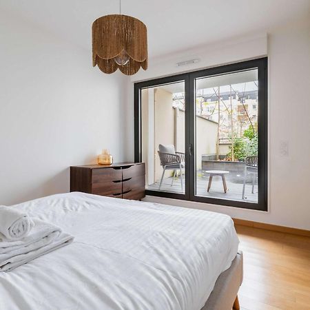 Appartement Lumineux Avec Terrasse Courbevoie - 4P - Flat-Guest Luaran gambar